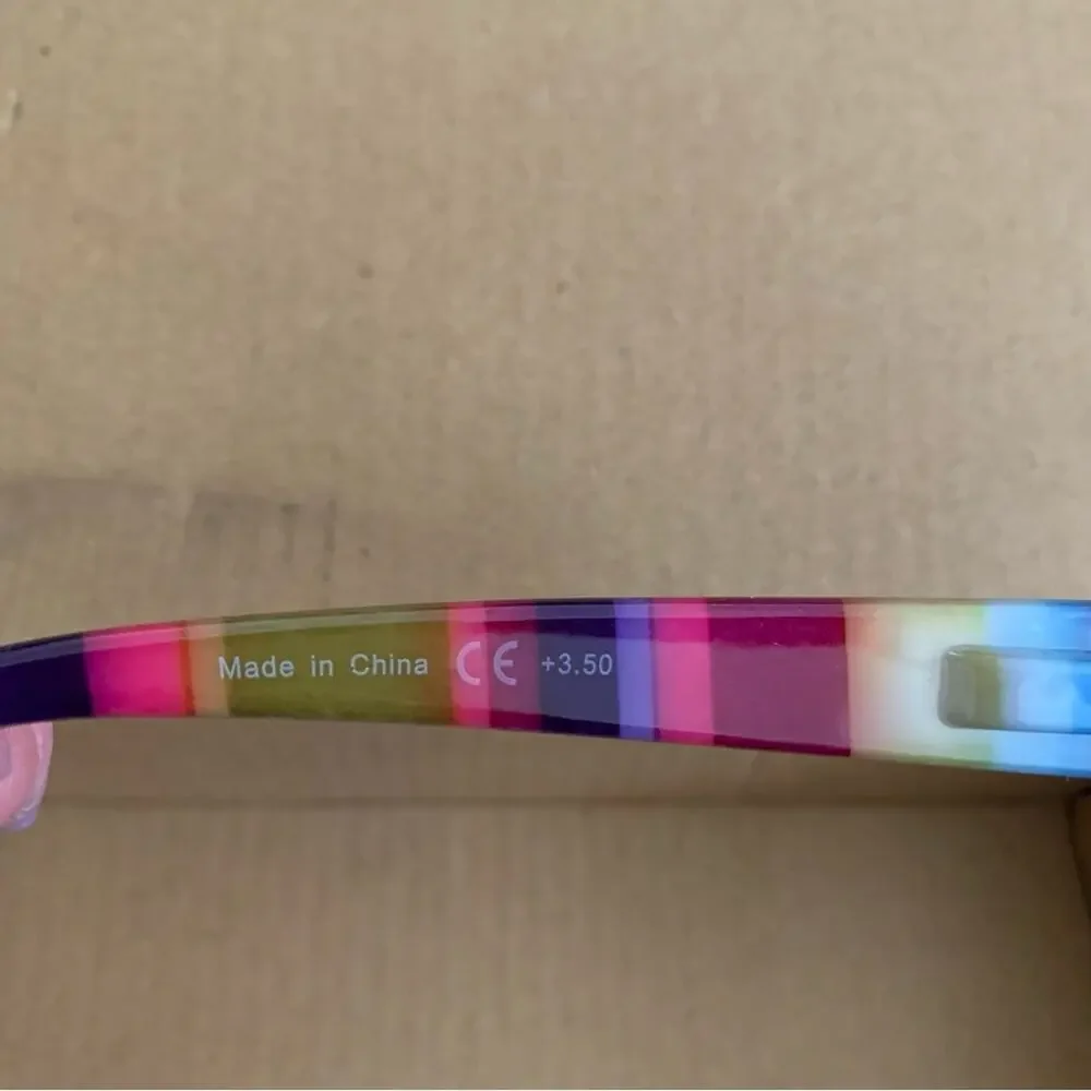 Noperwis Multicolored Slim Readers Glasses 3.50 Pack of 4 NIB